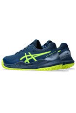 Asics GEL-RESOLUTION 9 GS CLAY-Kinderen-MAKO BLUE/SAFETY YELLOW