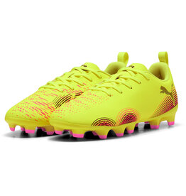 Puma FUTURE 8 PLAY FG/AG Jr-Unisex-Yellow Alert-PUMA Black-Sun Struck