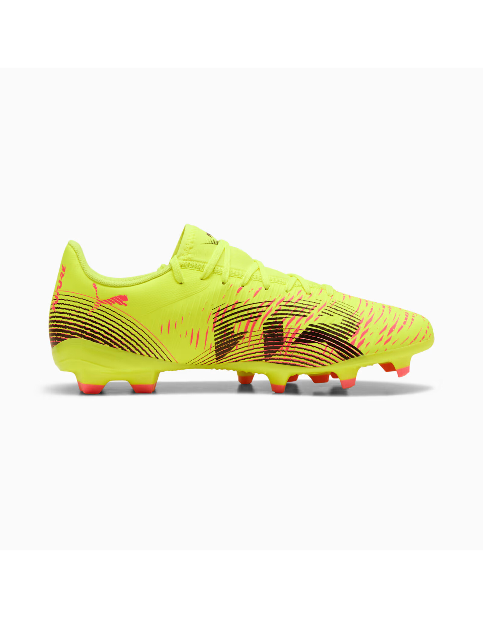 Puma FUTURE 8 PLAY FG/AG-Unisex-Yellow Alert-PUMA Black-Sun Struck