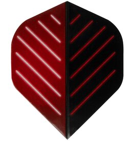 Faver® Dartflights Rood/Zwart