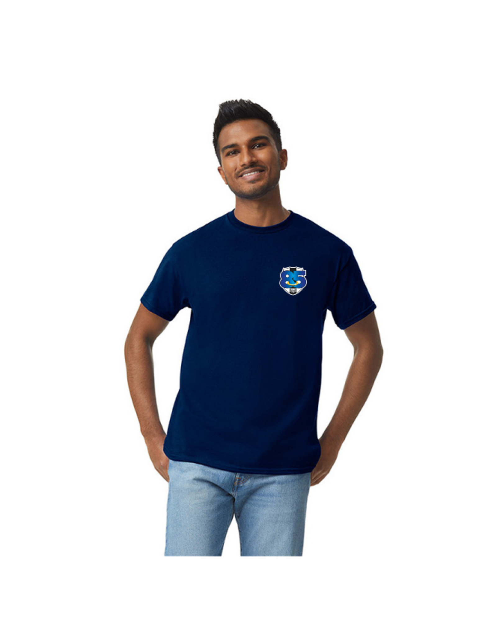 Gildan RP85 JAAR JUBILEUM SHIRT VOLWASSEN  NAVY