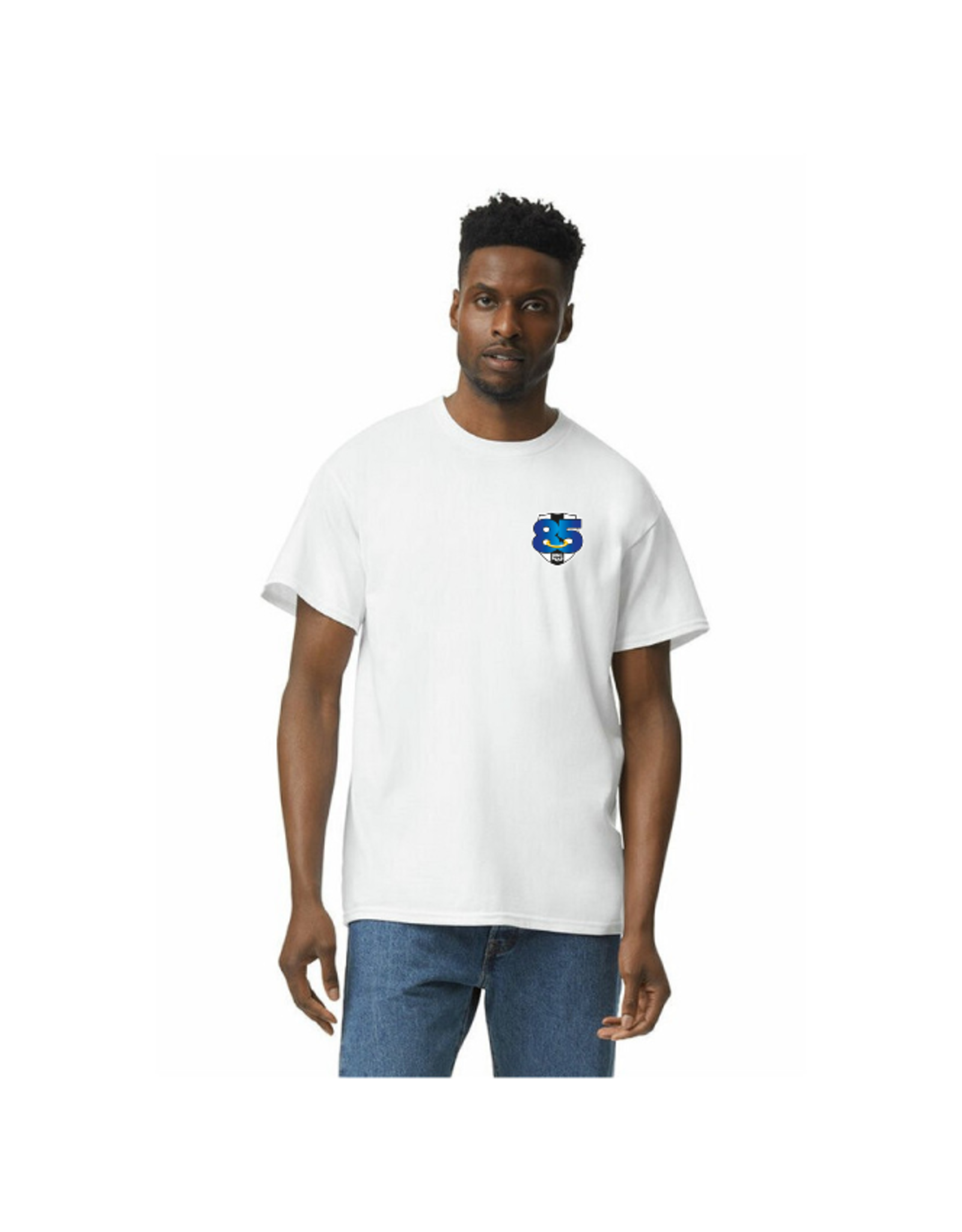 Gildan RP85 JAAR JUBILEUM SHIRT VOLWASSEN  WIT