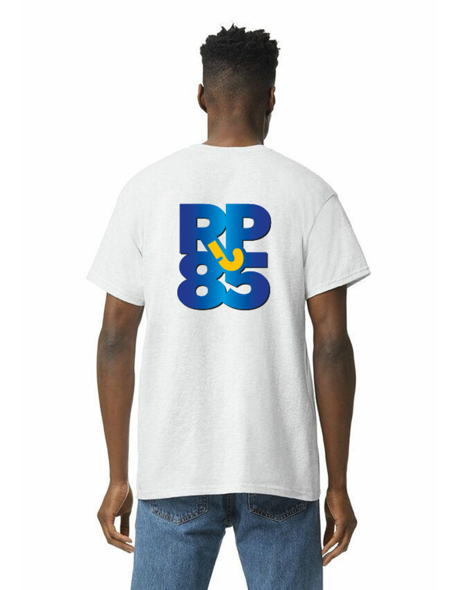 Gildan RP85 JAAR JUBILEUM SHIRT VOLWASSEN  WIT