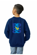 Gildan RP85 JAAR JUBILEUM SWEATER KINDEREN NAVY