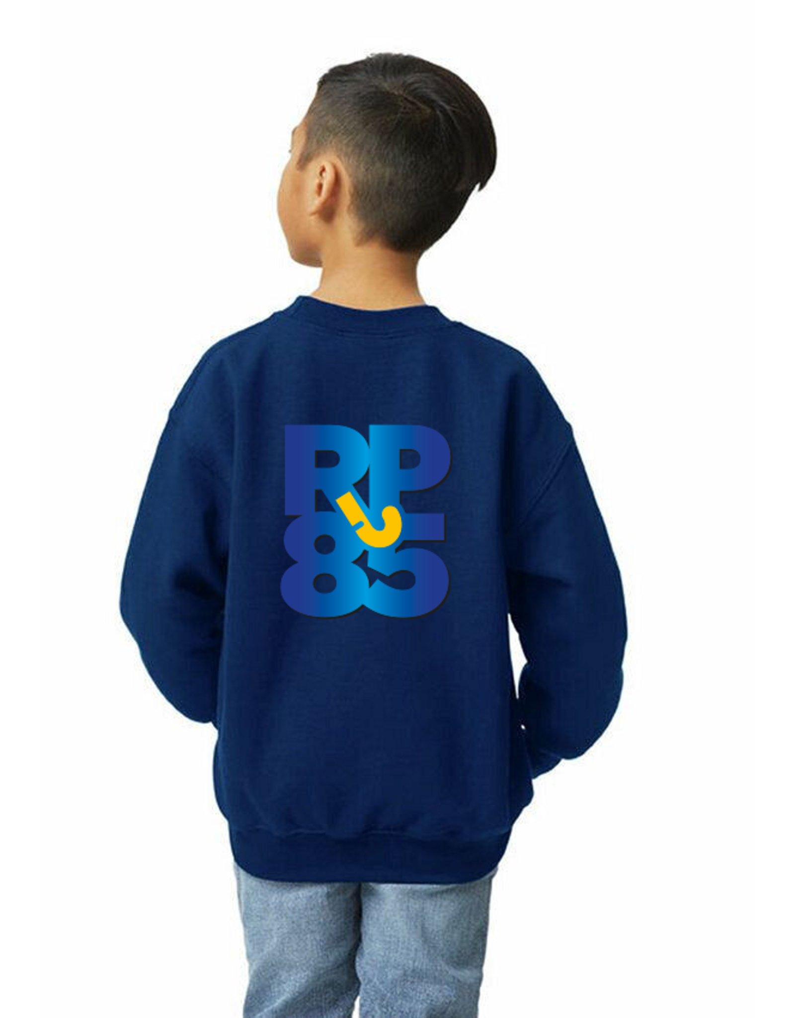 Gildan RP85 JAAR JUBILEUM SWEATER KINDEREN NAVY