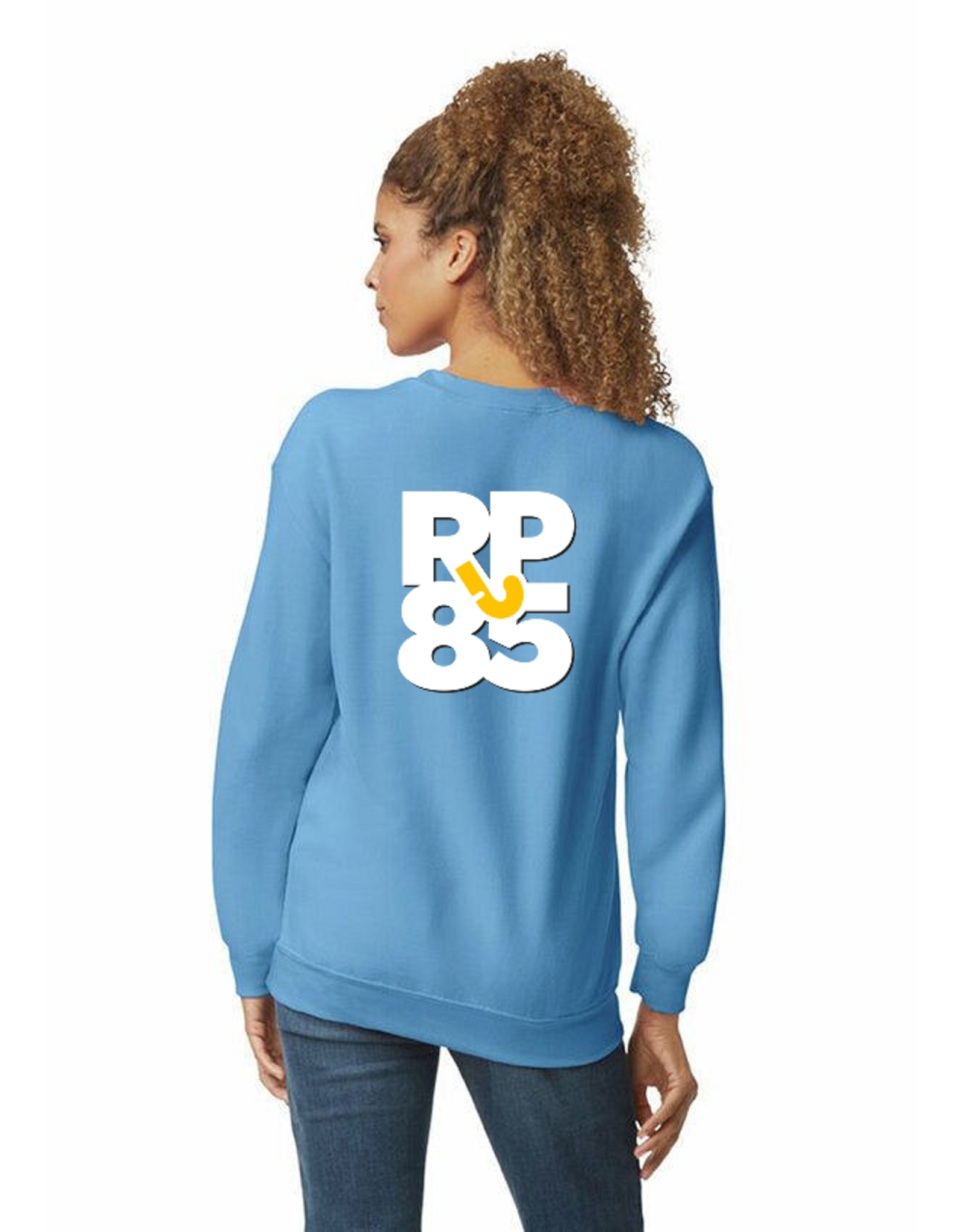 Gildan RP85 JAAR JUBILEUM SWEATER VOLWASSEN LICHT BLAUW