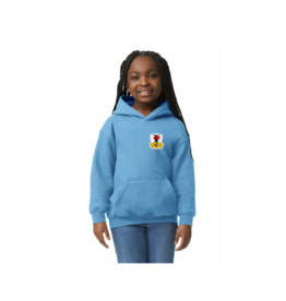 Gildan RP85 JAAR JUBILEUM SWEATER HOODED KINDEREN LICHT BLAUW