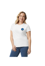 Gildan RP85 JAAR JUBILEUM SHIRT DAMES WIT
