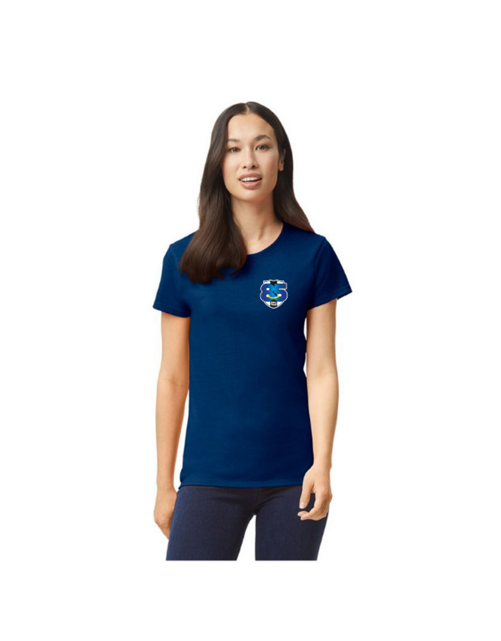 Gildan RP85 JAAR JUBILEUM SHIRT DAMES NAVY