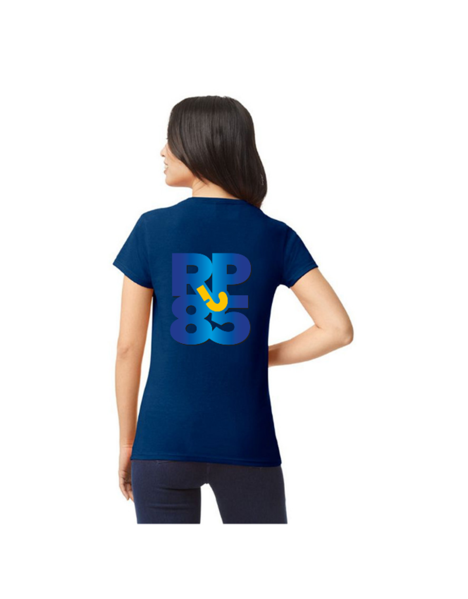 Gildan RP85 JAAR JUBILEUM SHIRT DAMES NAVY