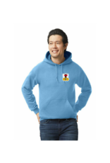Gildan RP85 JAAR JUBILEUM SWEATER HOODED VOLWASSEN LICHT BLAUW