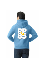 Gildan RP85 JAAR JUBILEUM SWEATER HOODED VOLWASSEN LICHT BLAUW