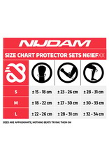 Nijdam Skate Beschermset Volwassenen - Ink Shield