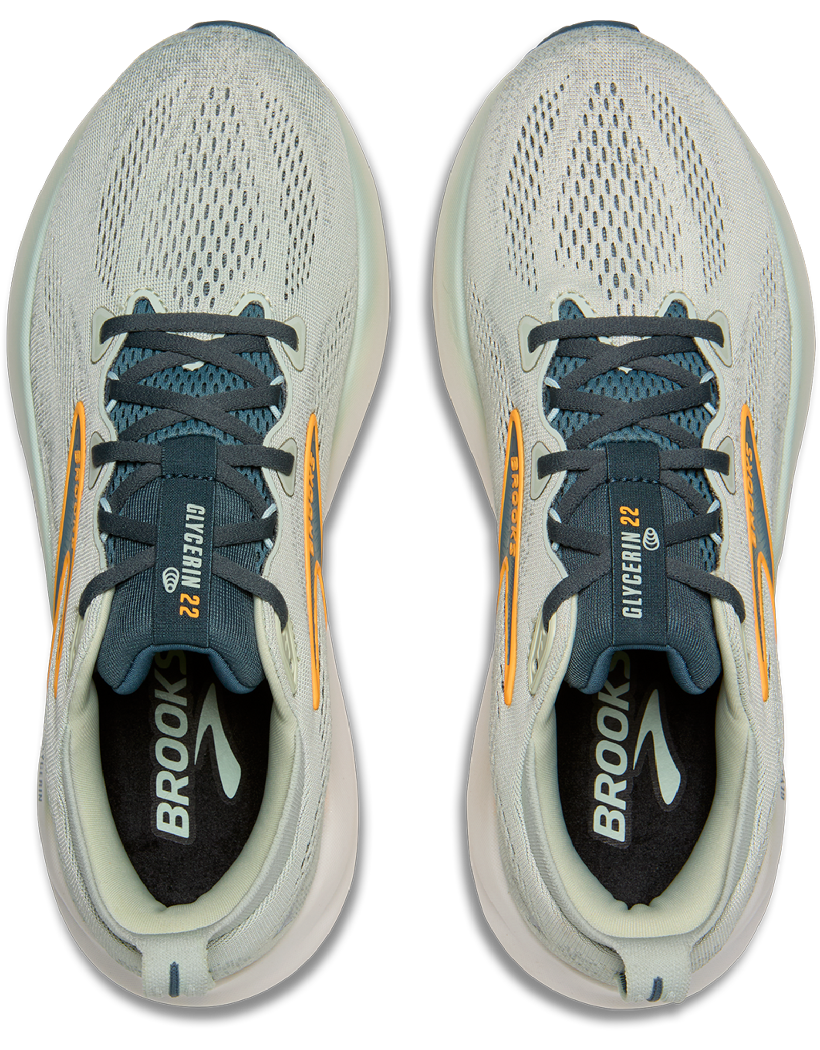 Brooks Glycerin 22-Heren-Smoke/Stormy/Orange