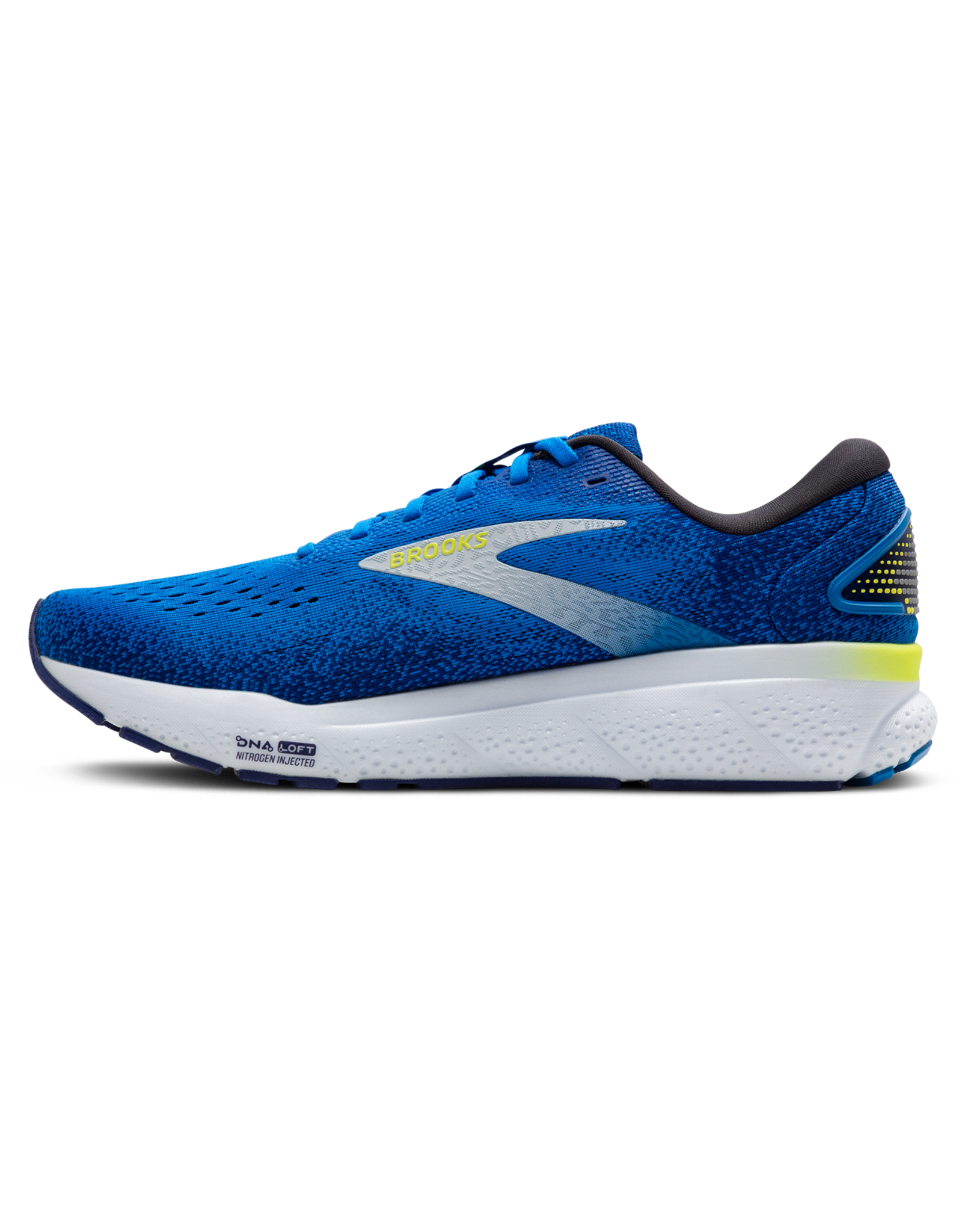 Brooks Ghost 16-Heren-Electric Blue/Navy/Lemon