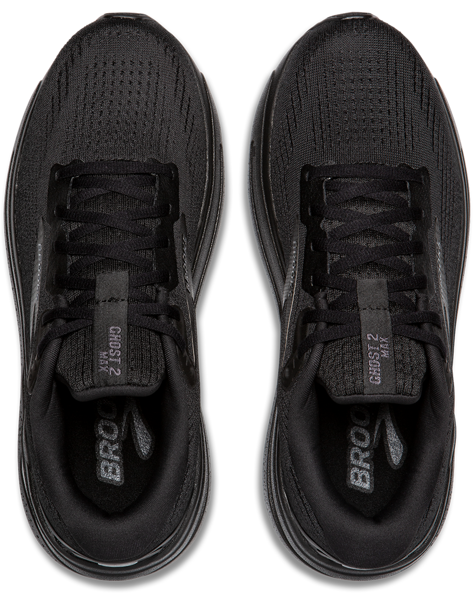 Brooks Ghost Max 2 (2E) extra breed-Heren-Black/Black/Ebony