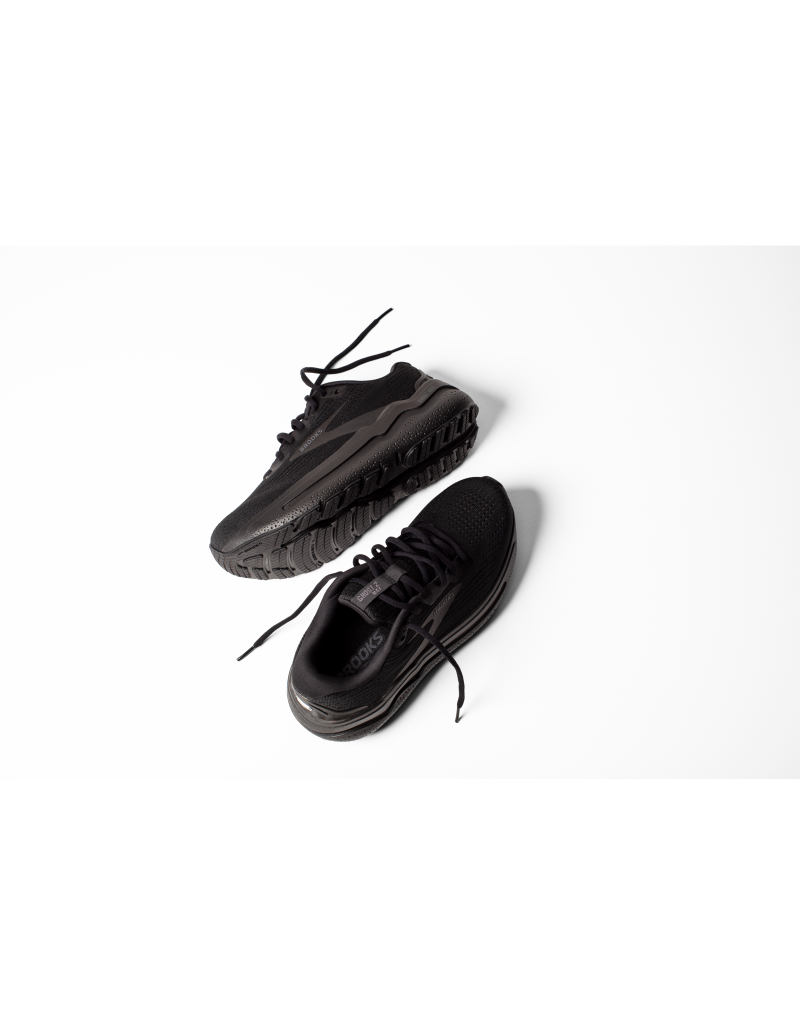 Brooks Ghost Max 2 (2E) extra breed-Heren-Black/Black/Ebony