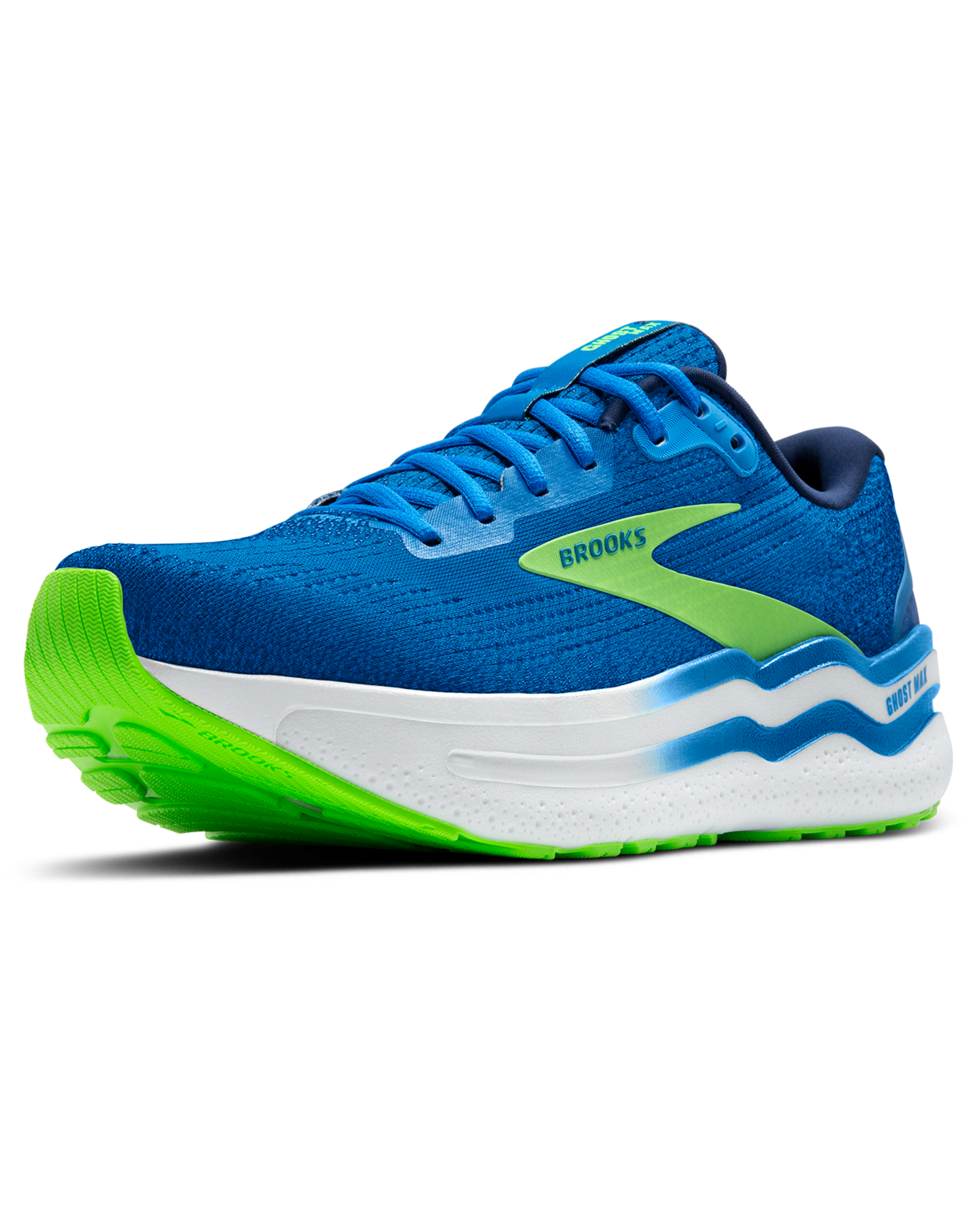 Brooks Ghost Max 2-Heren-Dutch Blue/Green Gecko/Peacoat