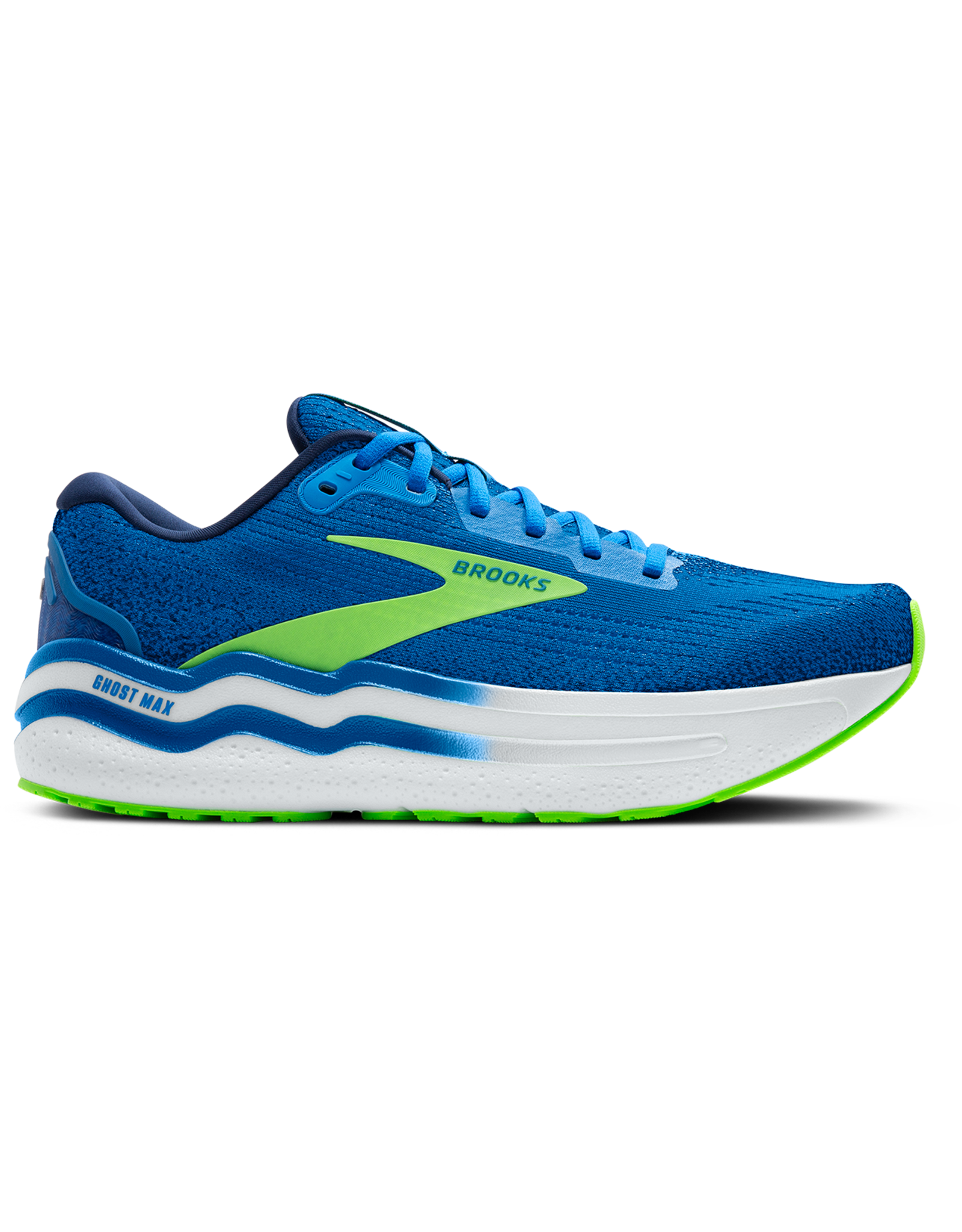Brooks Ghost Max 2-Heren-Dutch Blue/Green Gecko/Peacoat