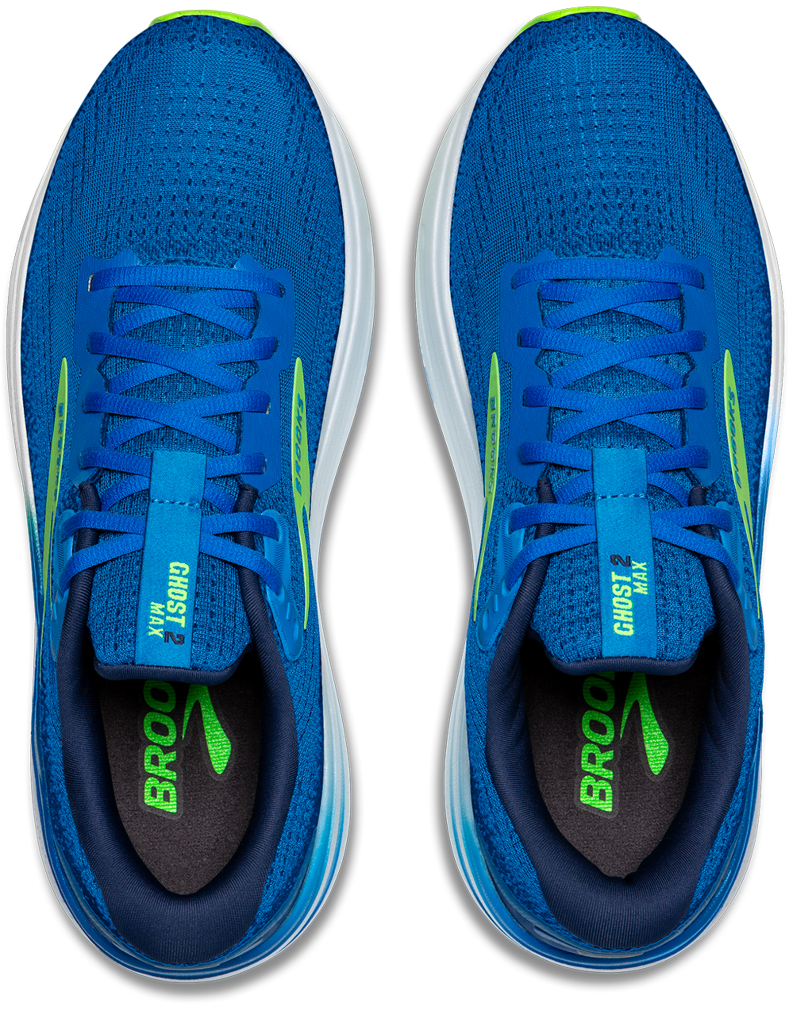 Brooks Ghost Max 2-Heren-Dutch Blue/Green Gecko/Peacoat