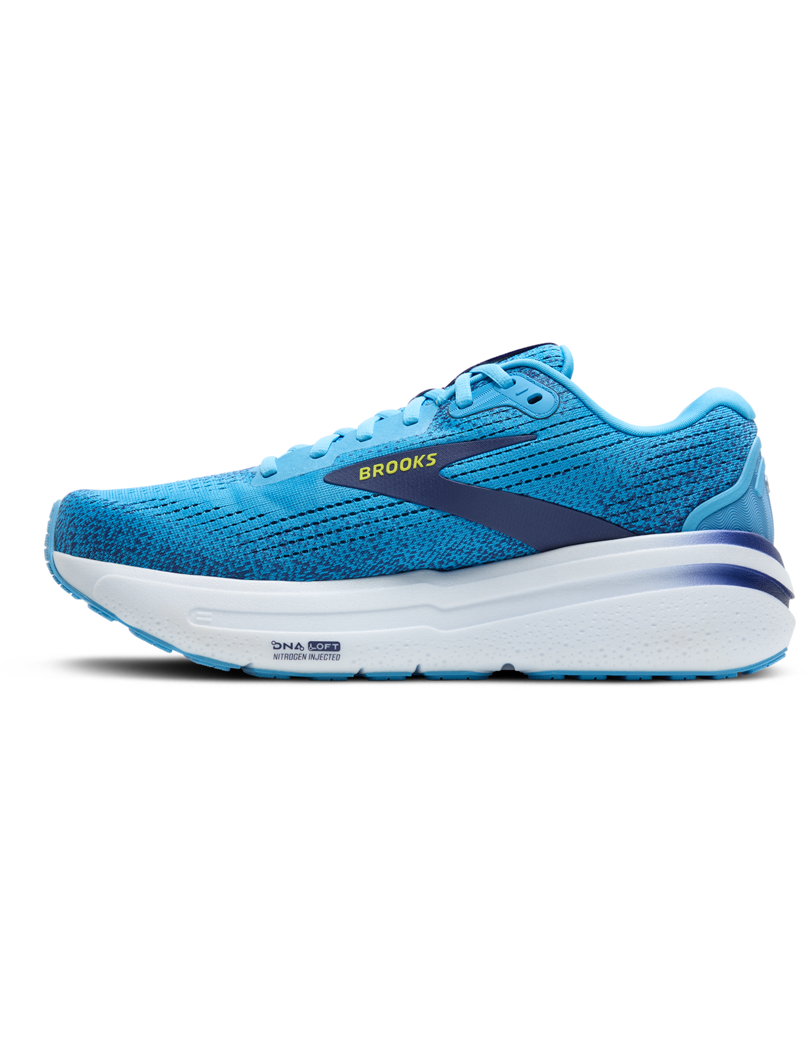 Brooks Ghost Max 2-Heren-Bonnie Blue/Blue Ribbon/Yellow