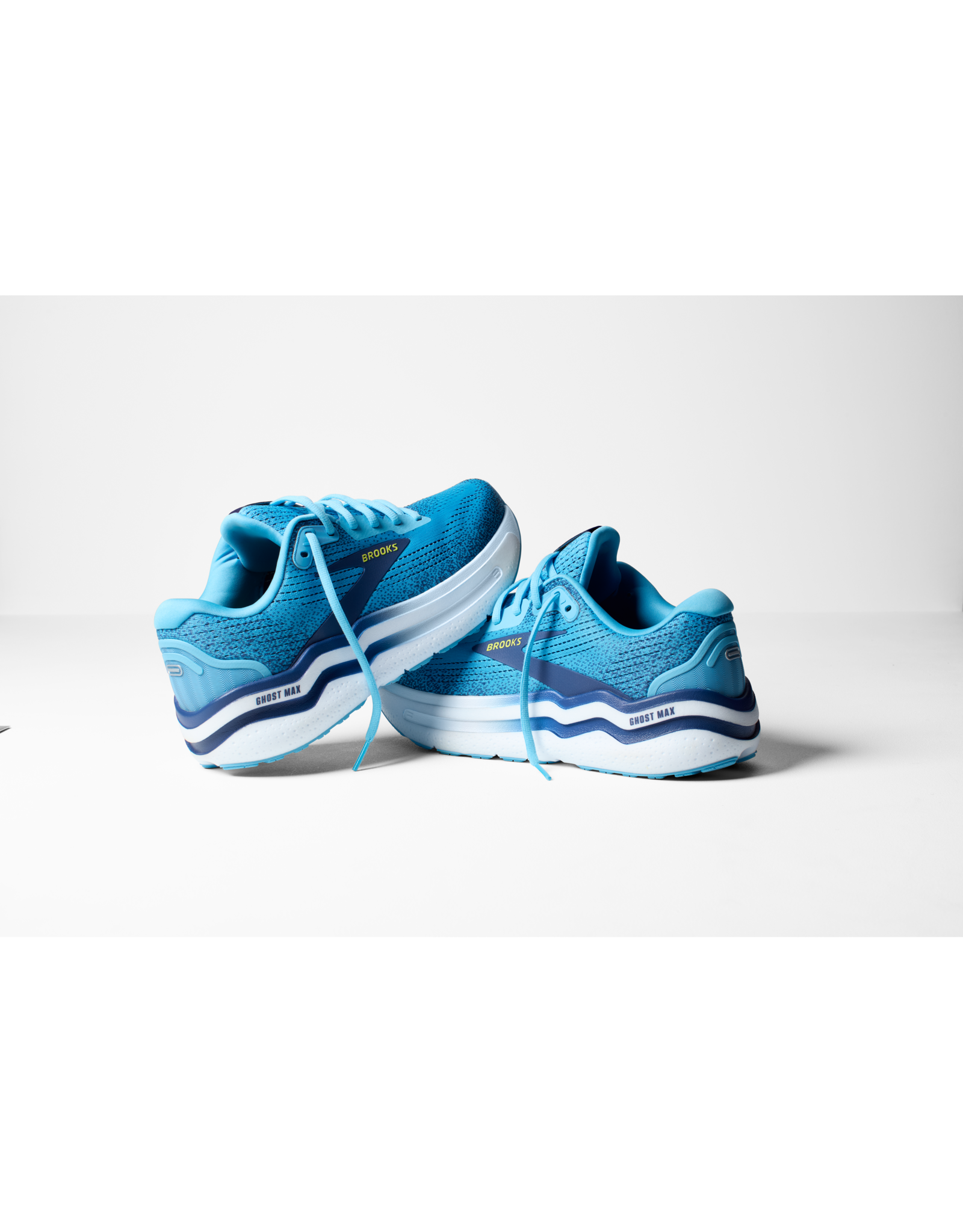 Brooks Ghost Max 2-Heren-Bonnie Blue/Blue Ribbon/Yellow