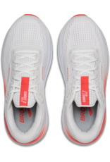 Brooks Ghost Max 2-Dames-White/Hot Coral