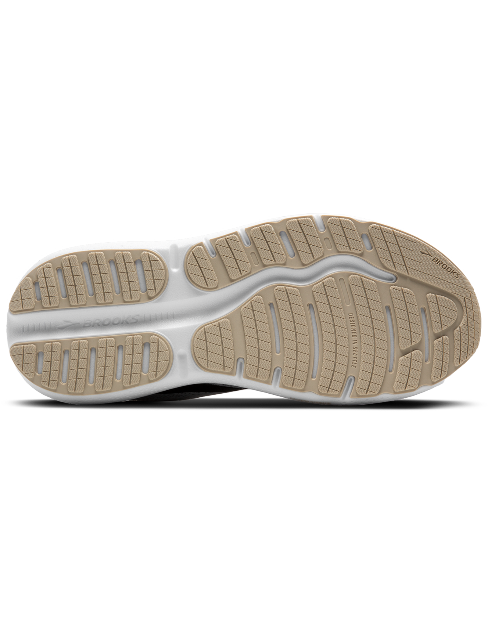 Brooks Ghost Max 2-Heren-White/Pelican/Oyster
