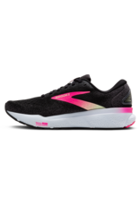 Brooks Ghost 16 (2A) Extra Smal-Dames-Black/Pink/Yellow
