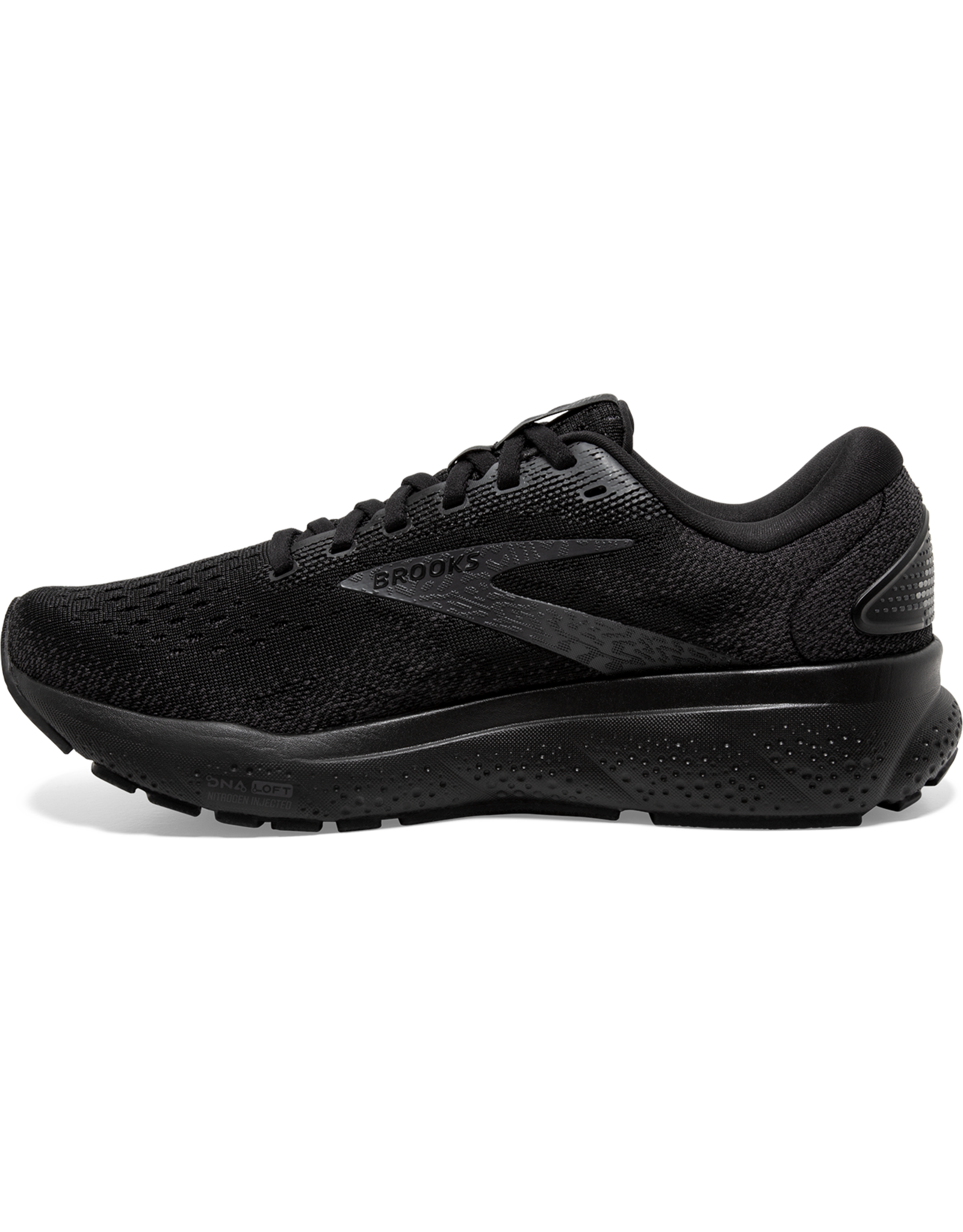 Brooks Ghost 16 (2A) Extra Smal-Dames-Black/Black/Ebony