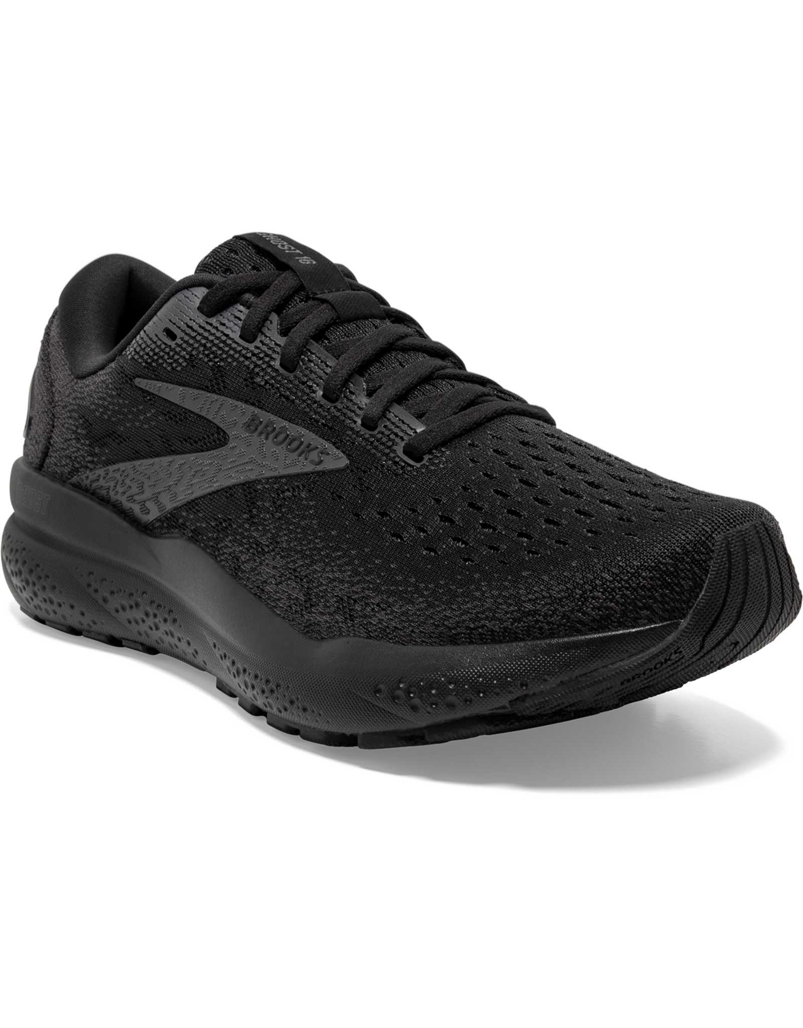 Brooks Ghost 16 (2A) Extra Smal-Dames-Black/Black/Ebony