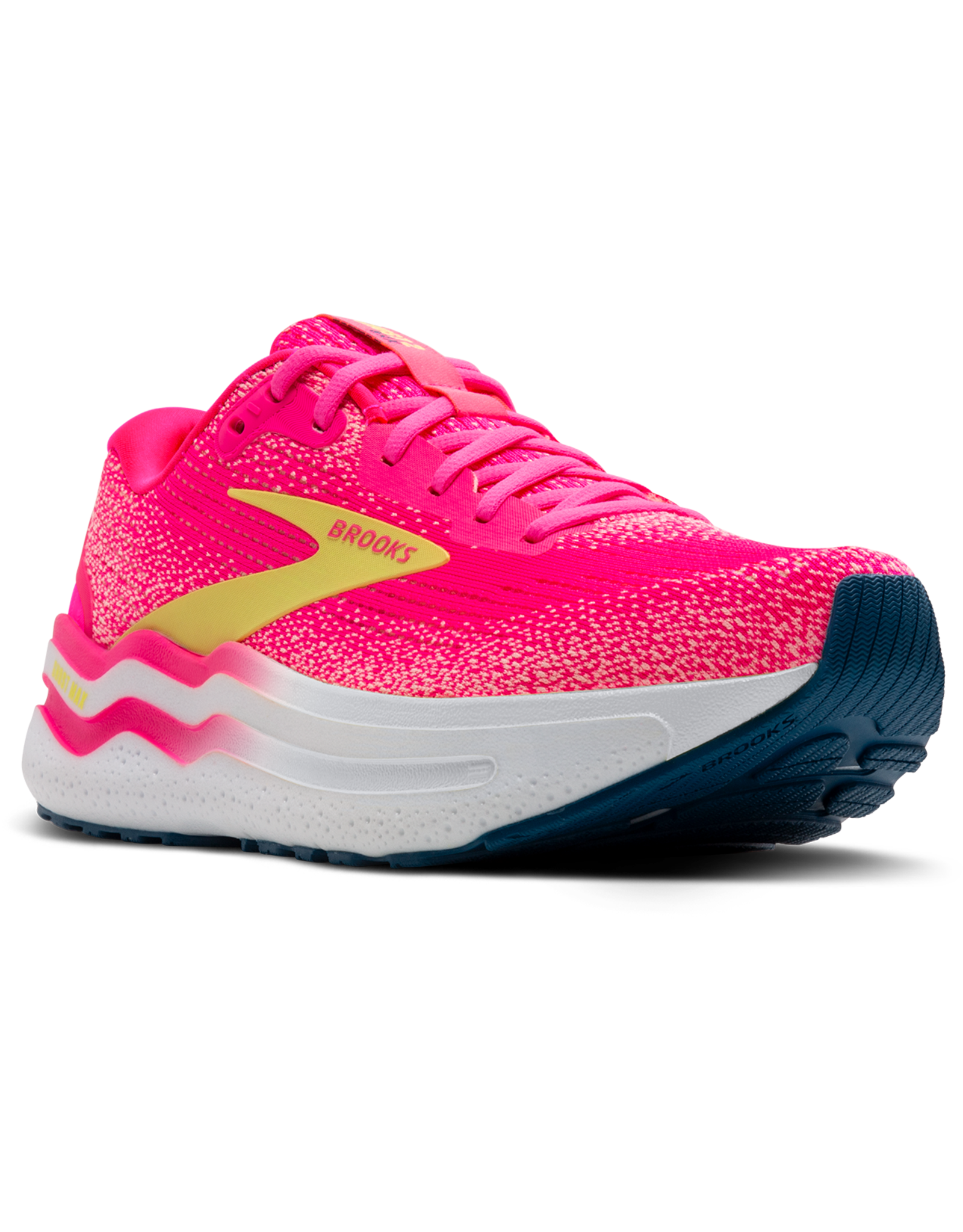 Brooks Ghost Max 2-Dames-Pink/Lemon Tonic/Pink