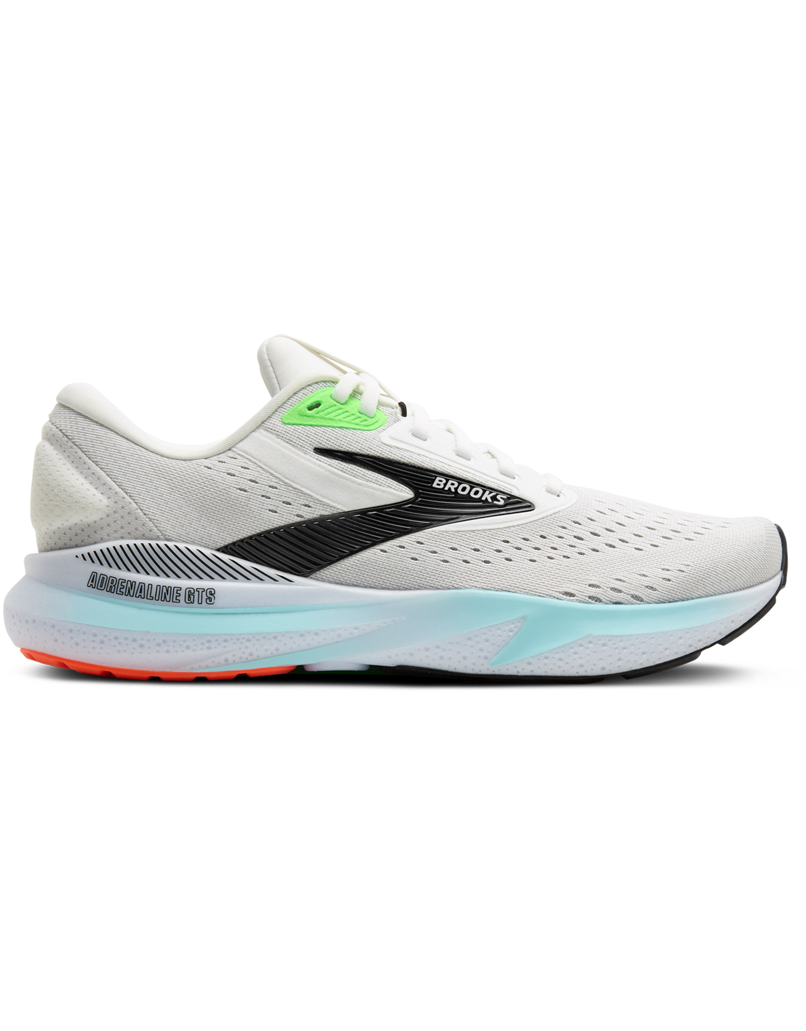 Brooks Adrenaline GTS 24-Heren-White/Gecko/Atomizer