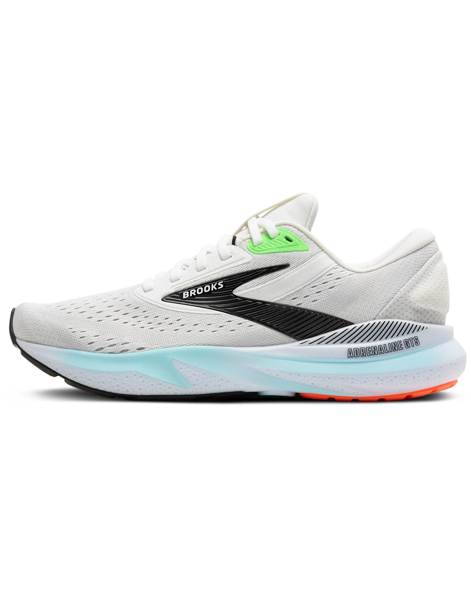 Brooks Adrenaline GTS 24-Heren-White/Gecko/Atomizer