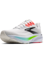 Brooks Ghost 17-Heren-White/Pink Clay/Gecko