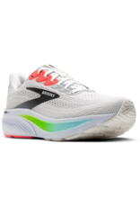Brooks Ghost 17-Heren-White/Pink Clay/Gecko