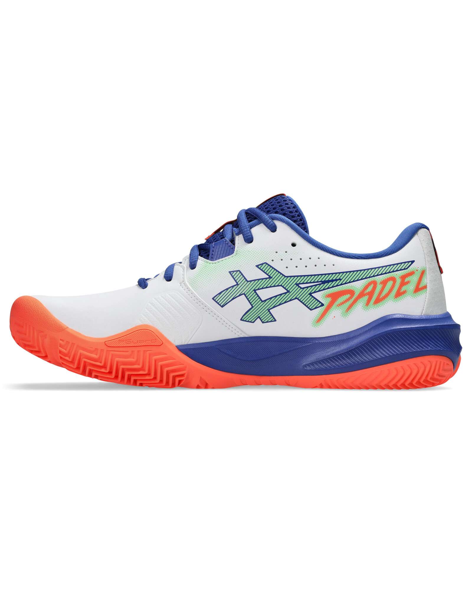 Asics GEL-CHALLENGER 15 PADEL-Heren-WHITE/VIVID CORAL