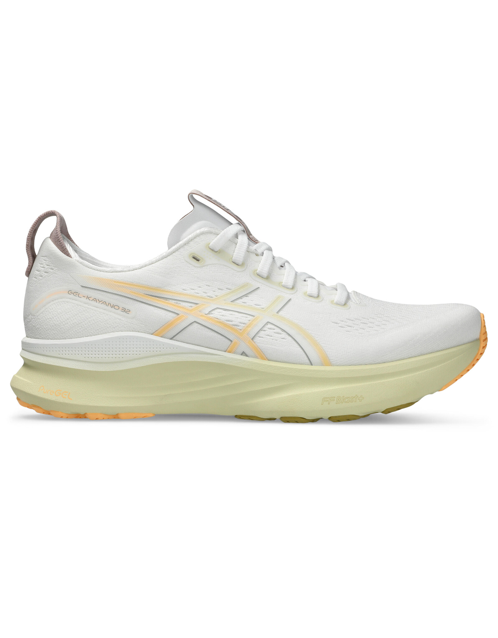 Asics GEL-KAYANO 32-Heren-WHITE/ORANGE GLOW