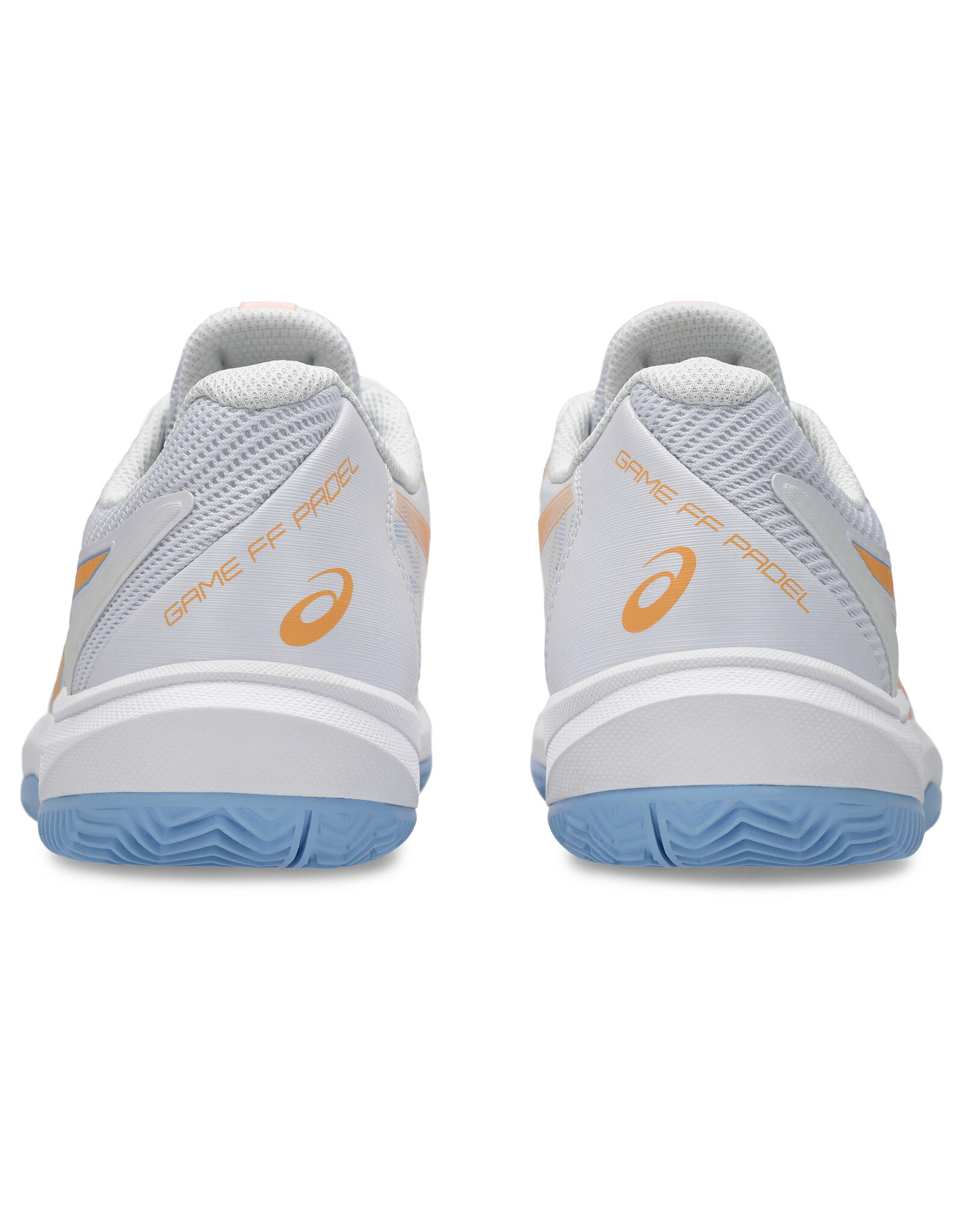 Asics GAME FF PADEL-Dames-WHITE/ORANGE GLOW