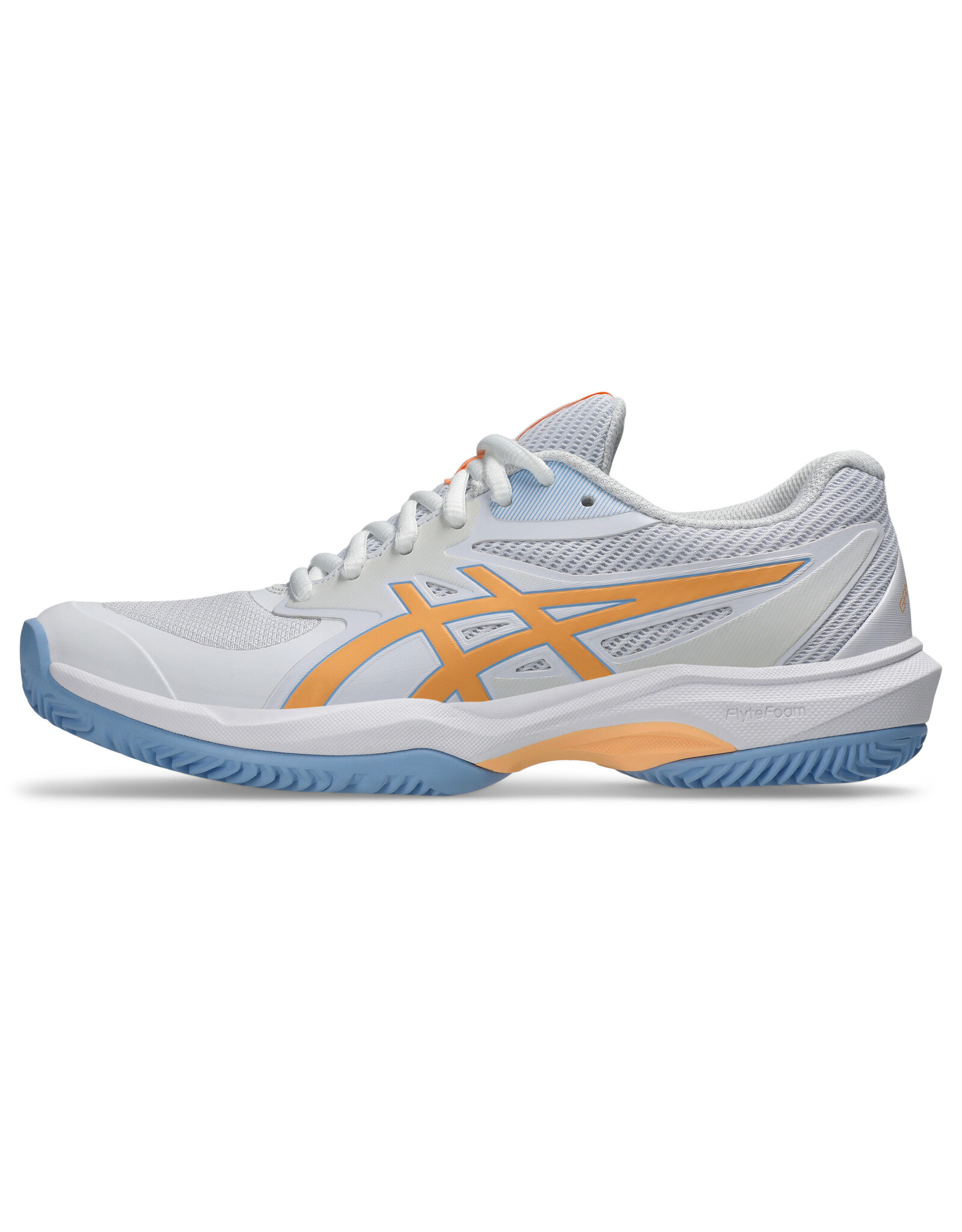 Asics GAME FF PADEL-Dames-WHITE/ORANGE GLOW
