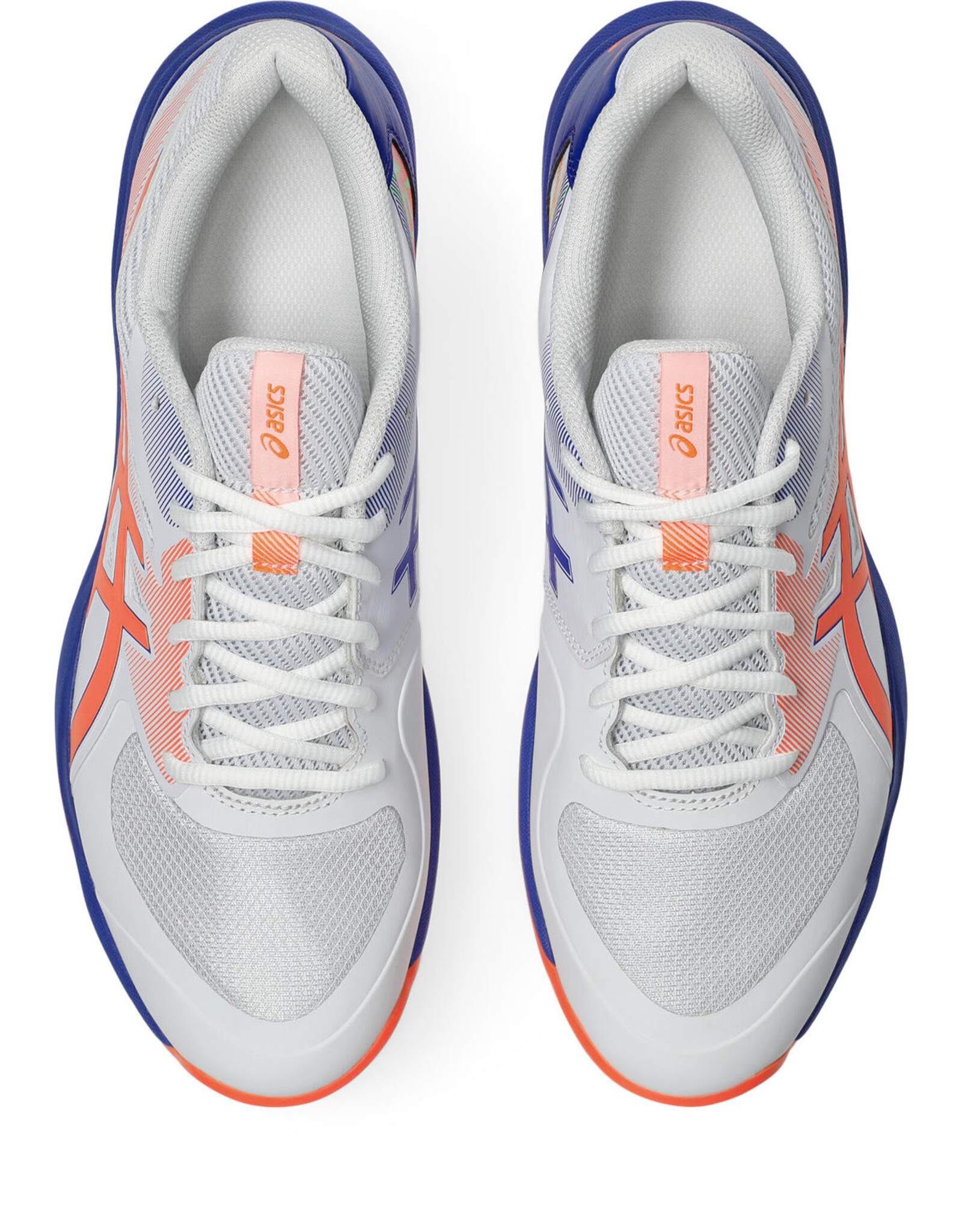 Asics GAME FF PADEL-Heren-WHITE/VIVID CORAL