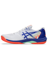 Asics GAME FF PADEL-Heren-WHITE/VIVID CORAL