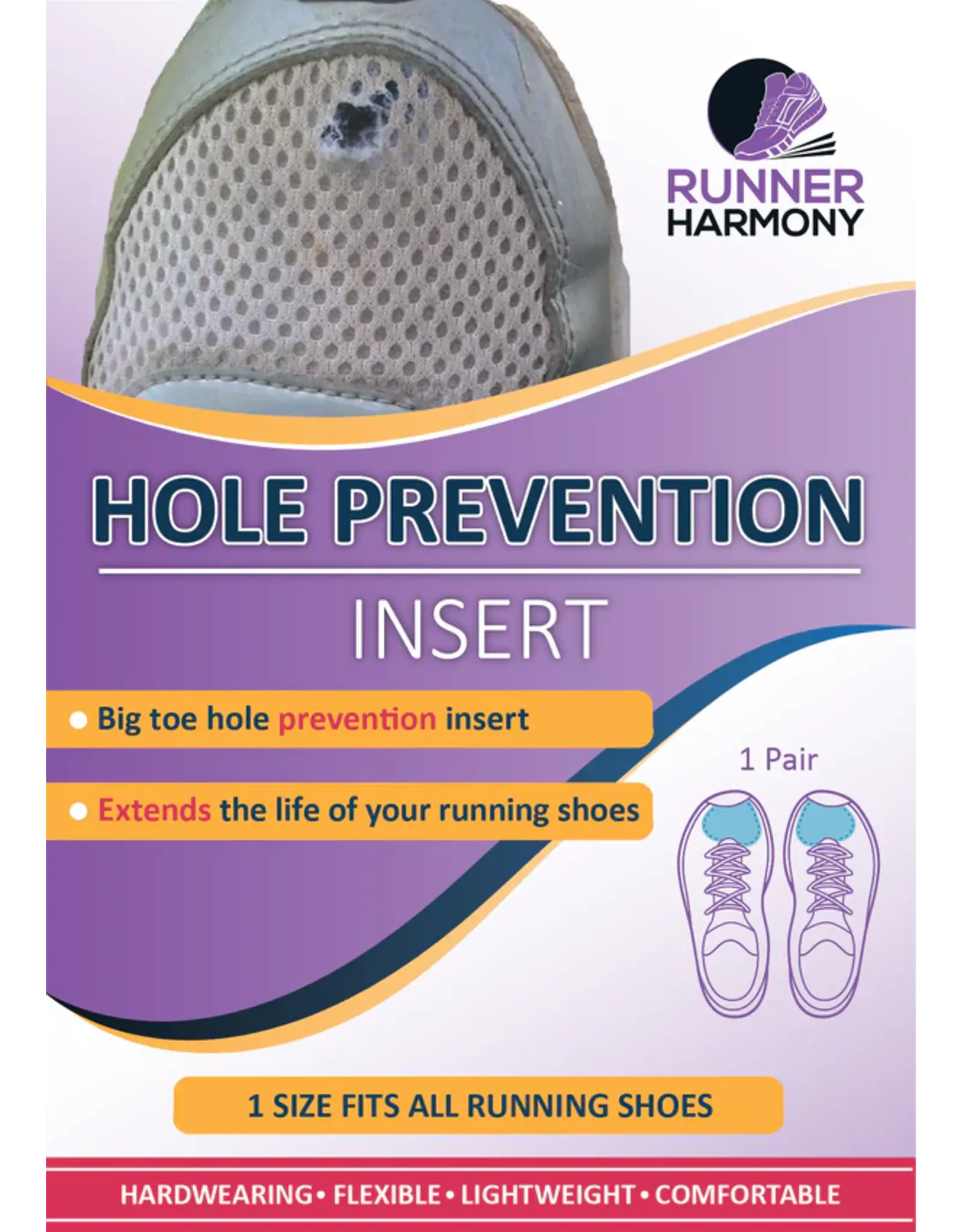 RunnerHarmony Toe Insert Repair