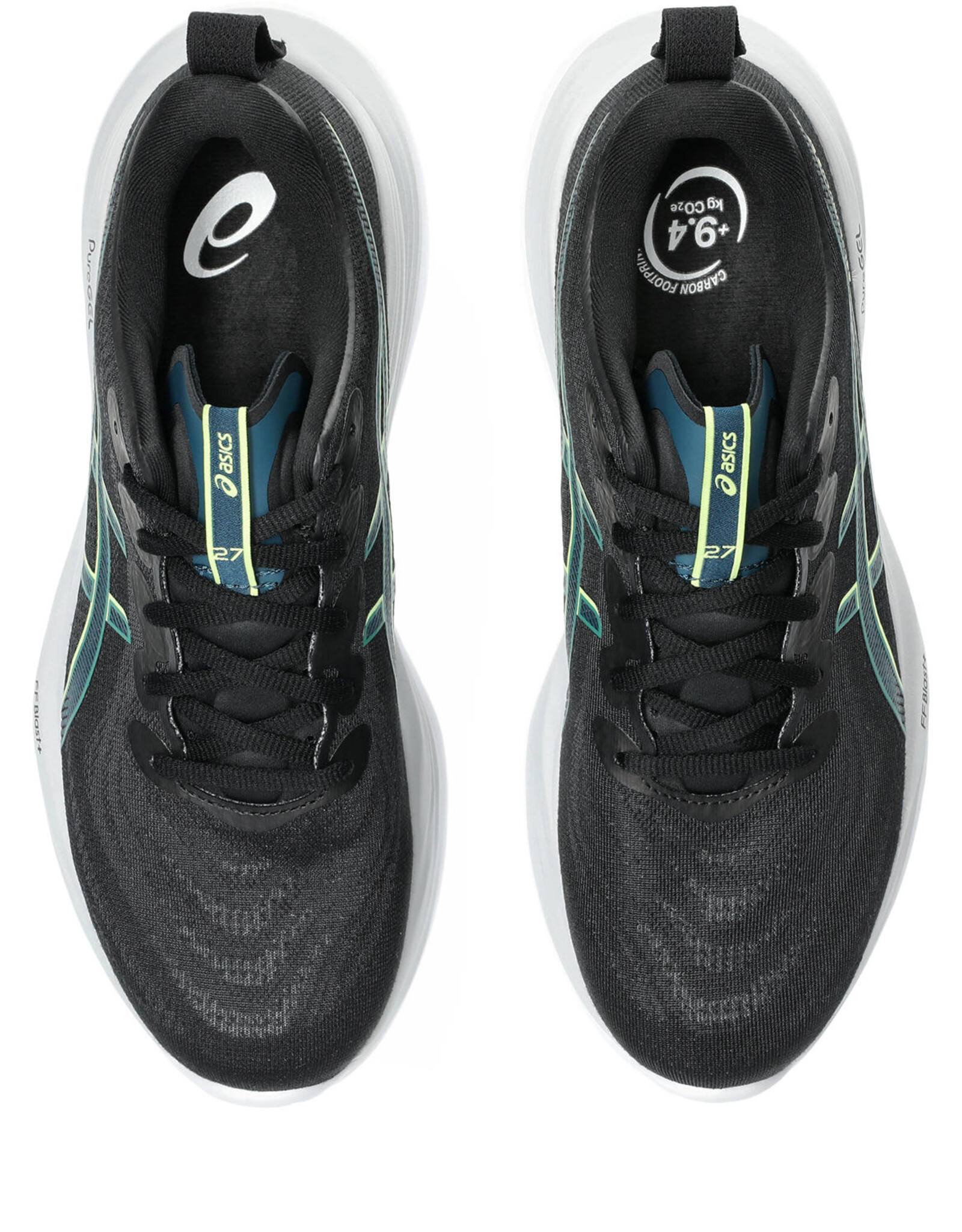 Asics GEL-CUMULUS 27-Heren-BLACK/LUCID YELLOW