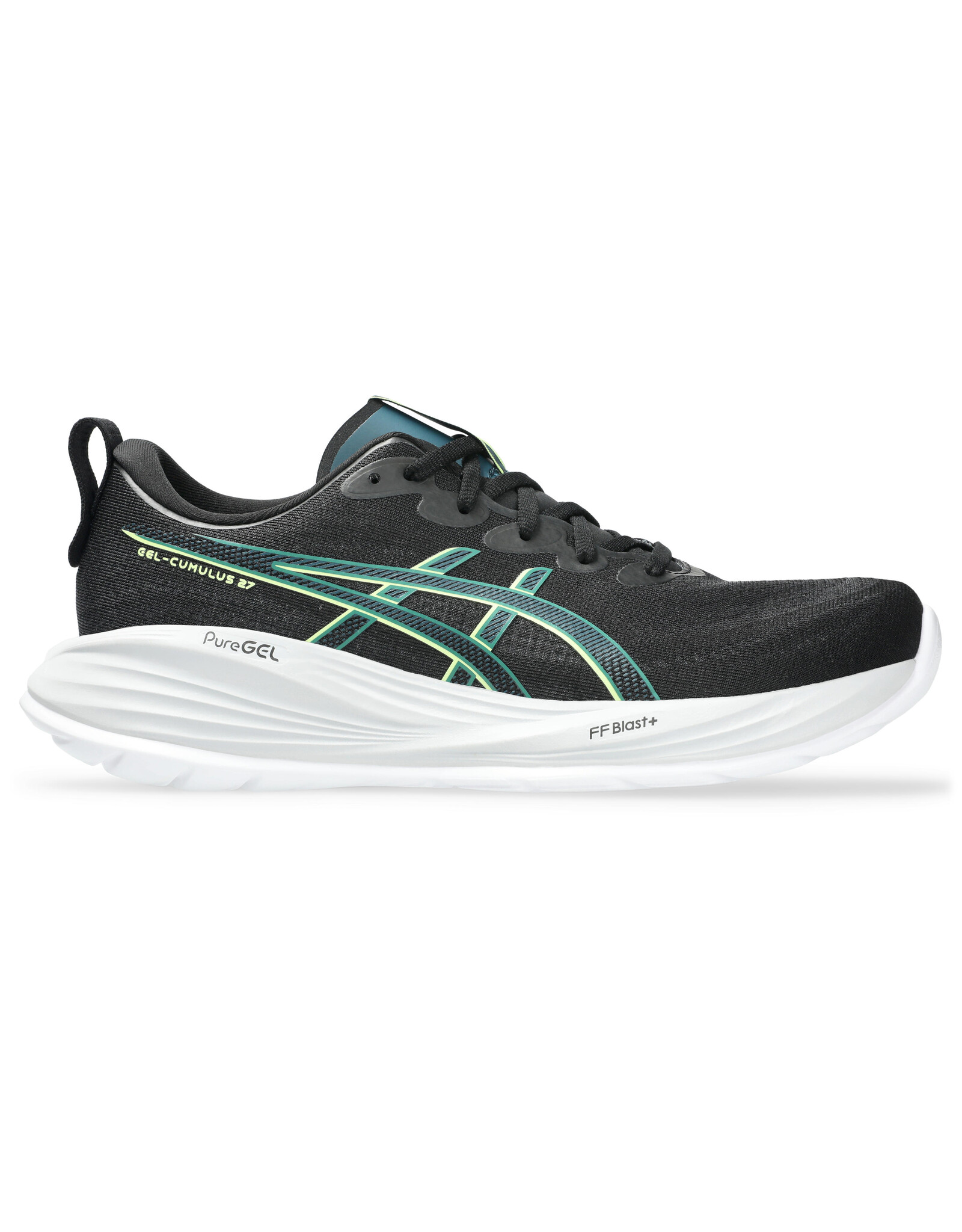 Asics GEL-CUMULUS 27-Heren-BLACK/LUCID YELLOW