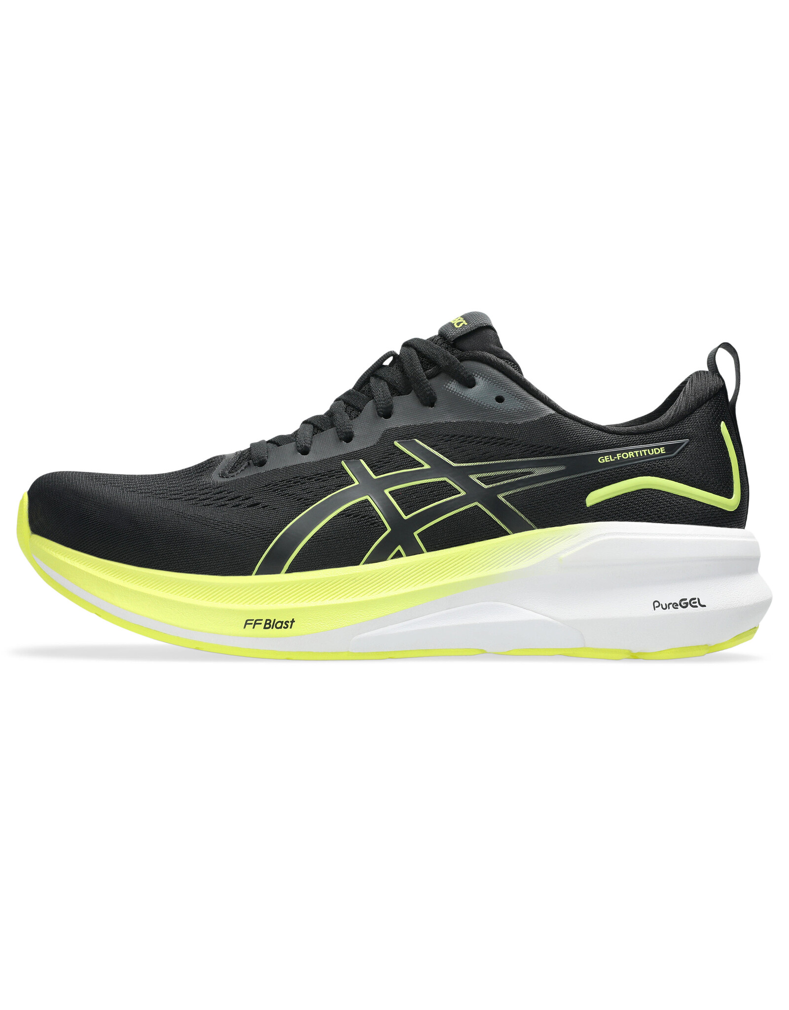 Asics GEL-FORTITUDE-Heren-BLACK/CITRON