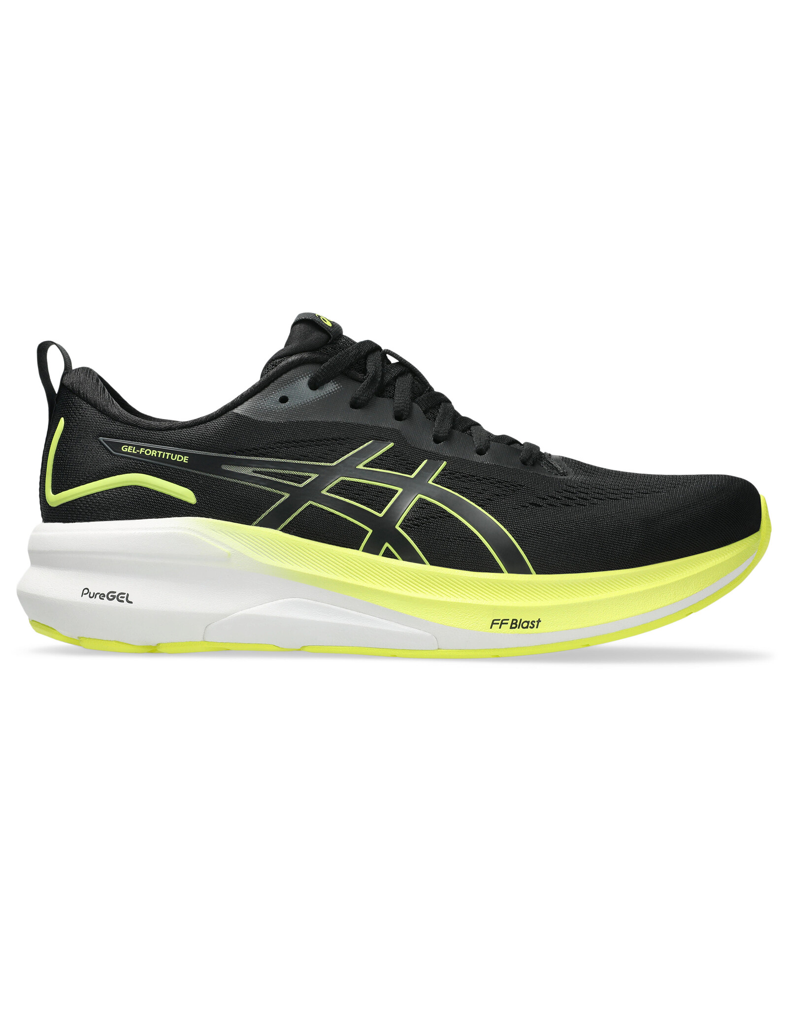 Asics GEL-FORTITUDE-Heren-BLACK/CITRON