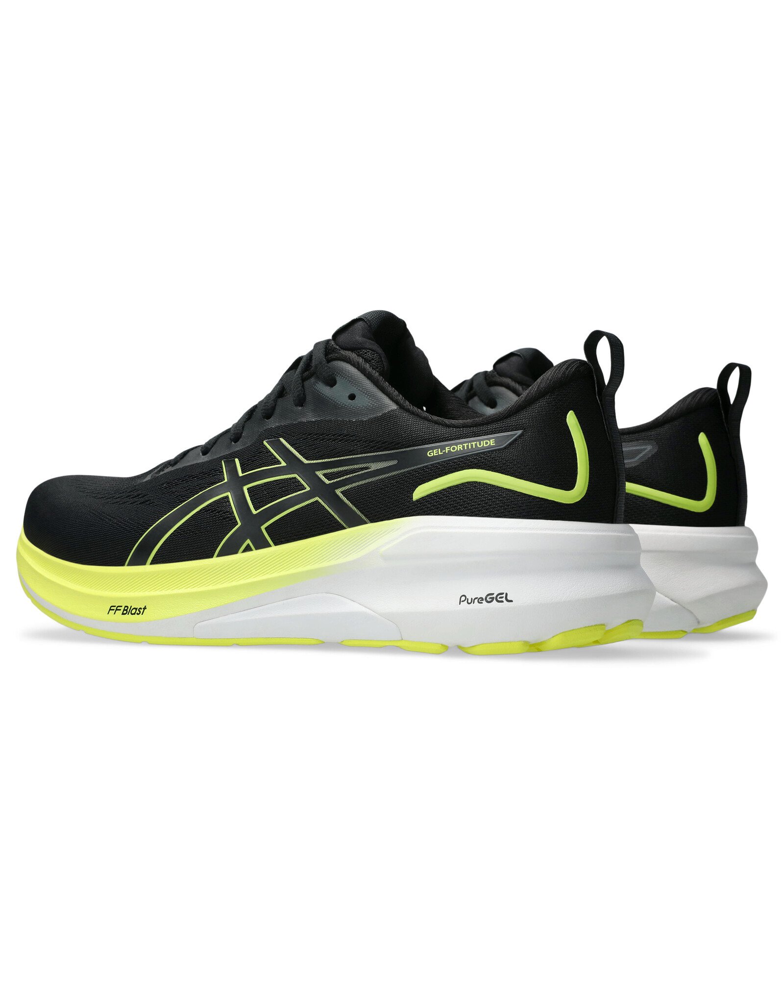 Asics GEL-FORTITUDE-Heren-BLACK/CITRON