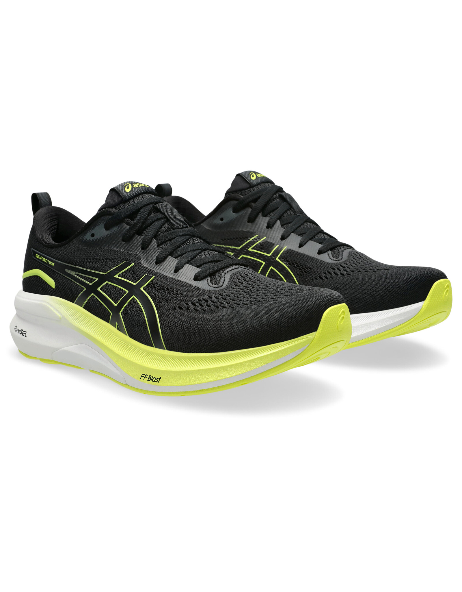 Asics GEL-FORTITUDE-Heren-BLACK/CITRON