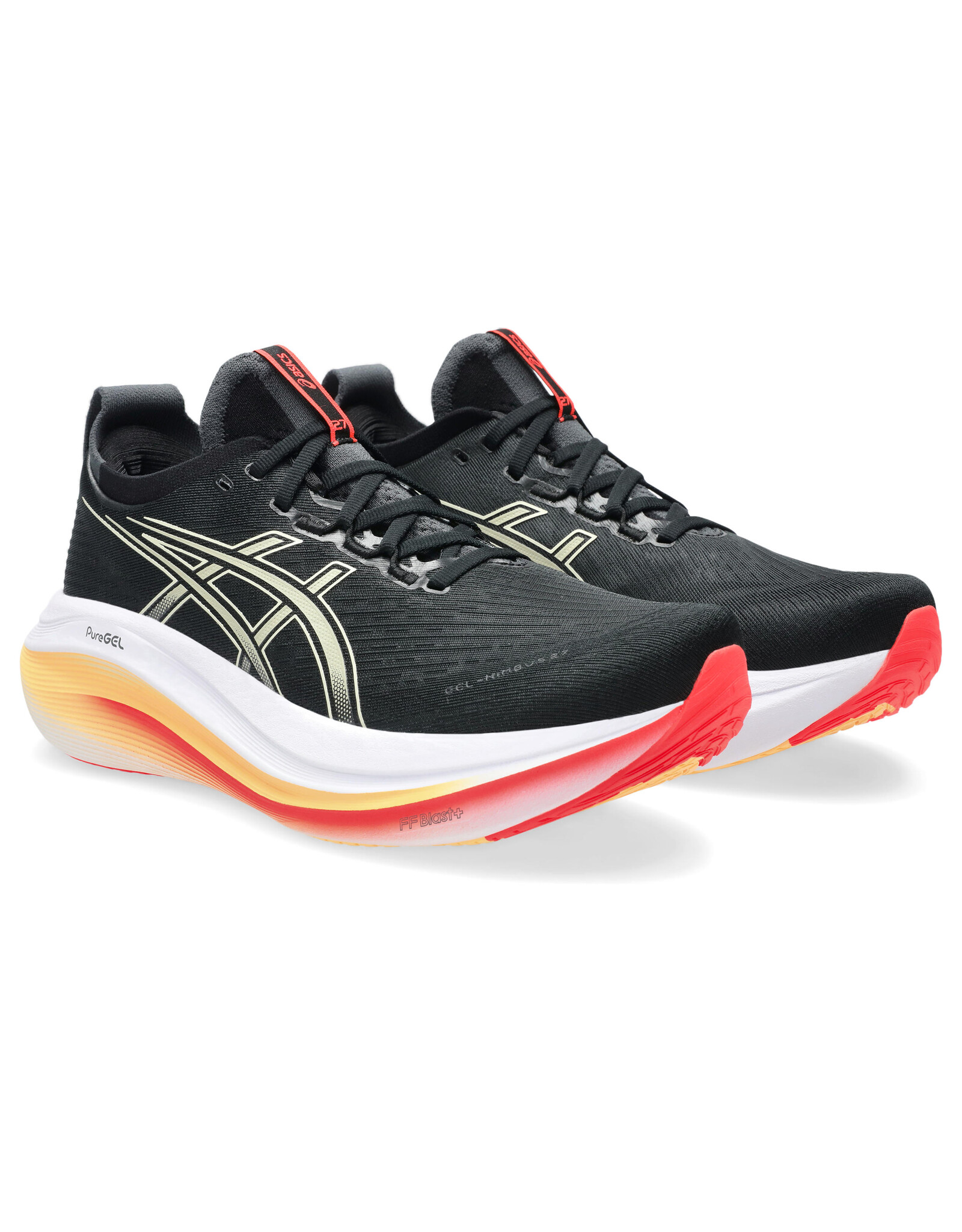 Asics GEL-NIMBUS 27-Heren-BLACK/KHAKI